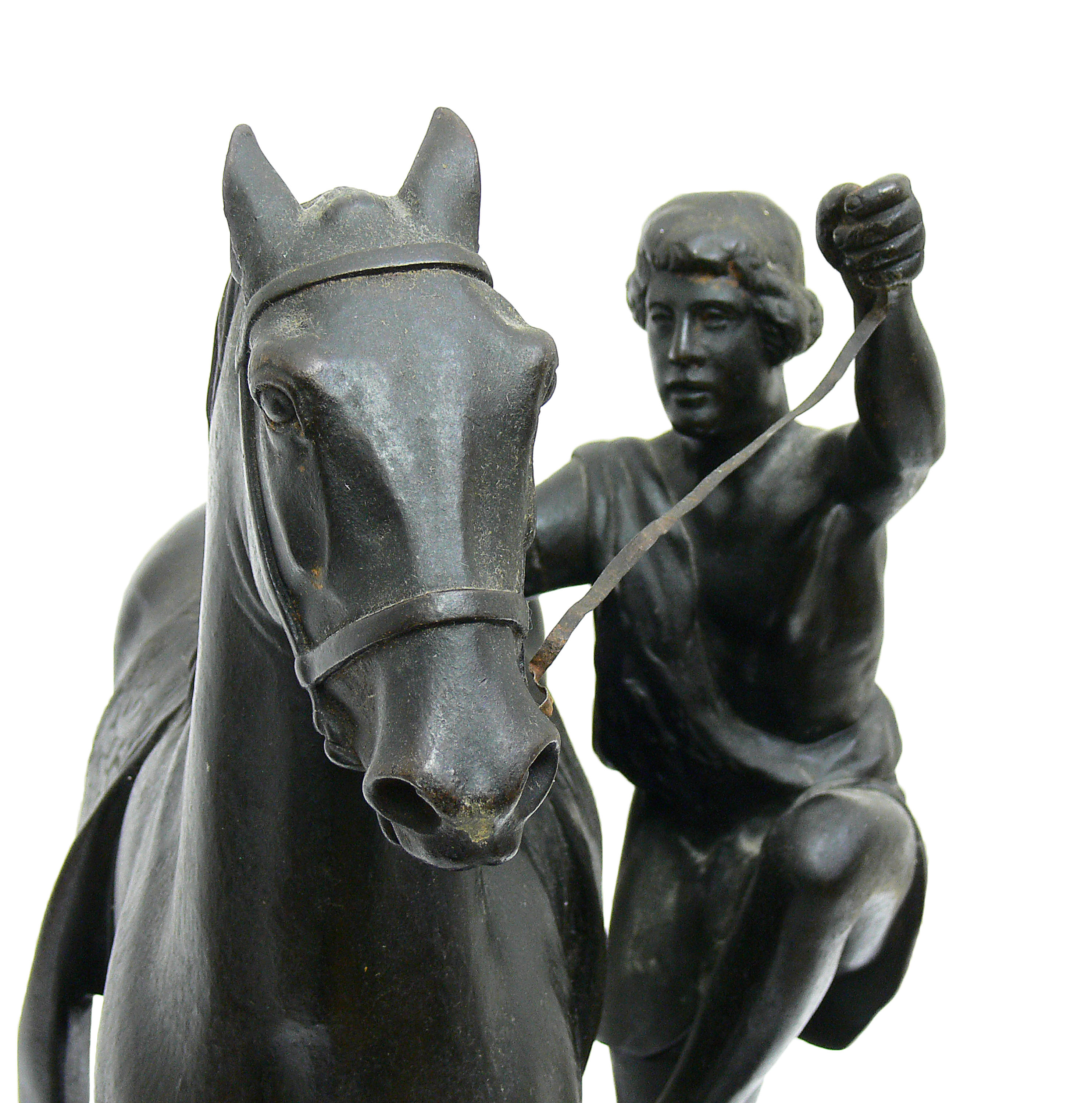 Peter Klodt von Jürgensburg | Grecki jeździec dosiadający konia, przed 1917 r.