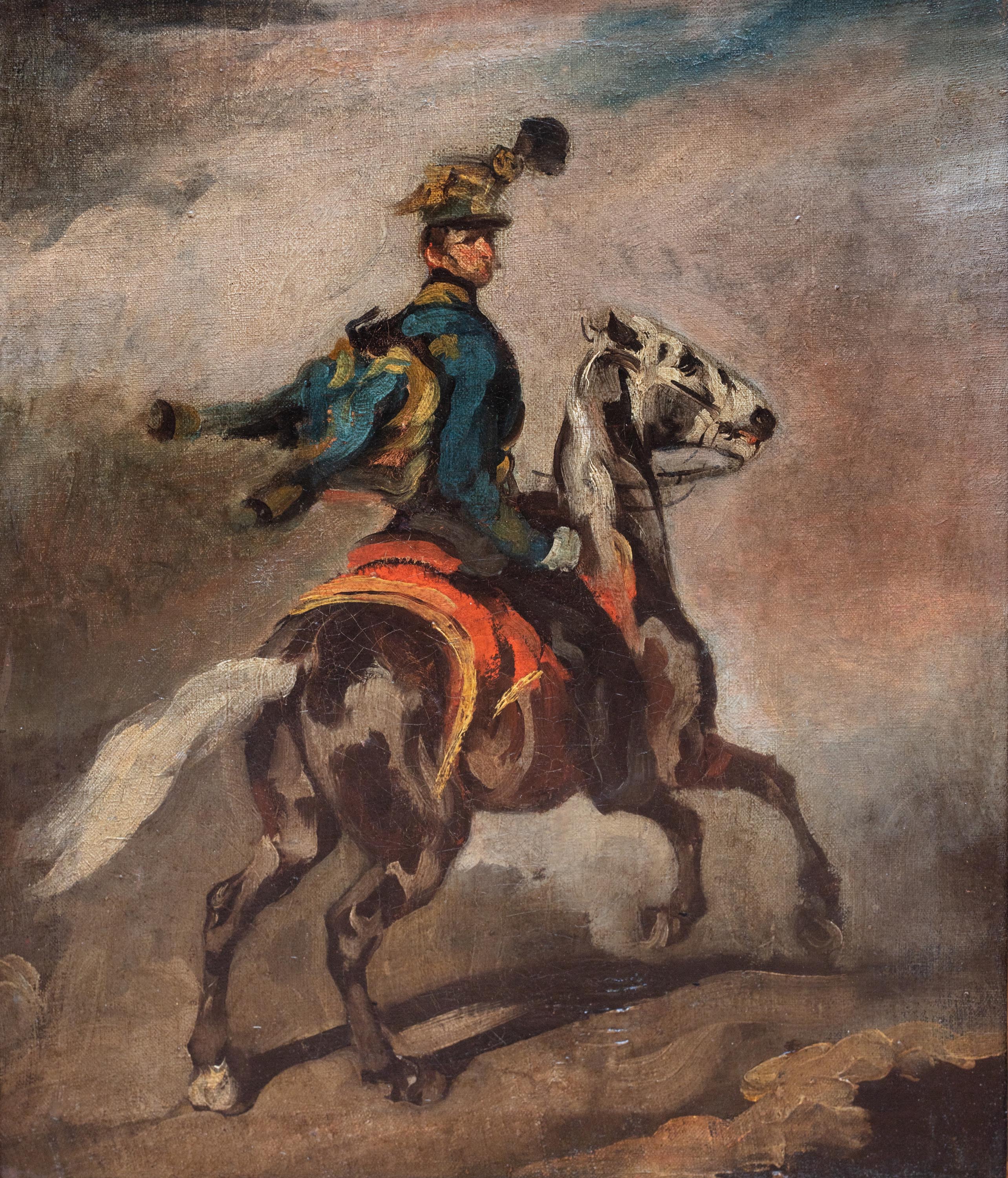 Piotr Michałowski | Huzar austriacki (Huzar austriacki na koniu, Błękitny huzar), lata 1836-1850