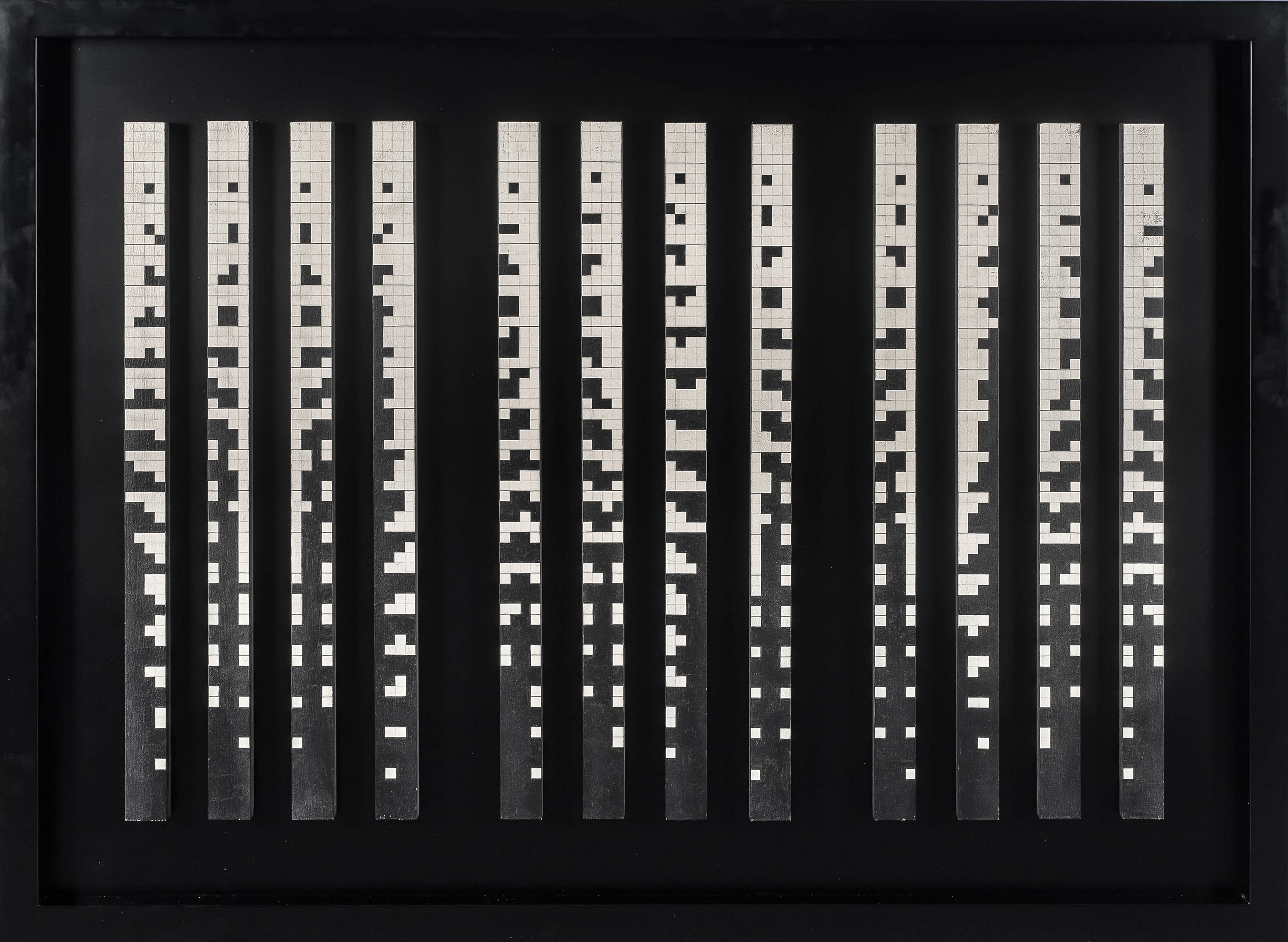 Ryszard Winiarski | Seria 12 prac Vertical game 4x4, 1981