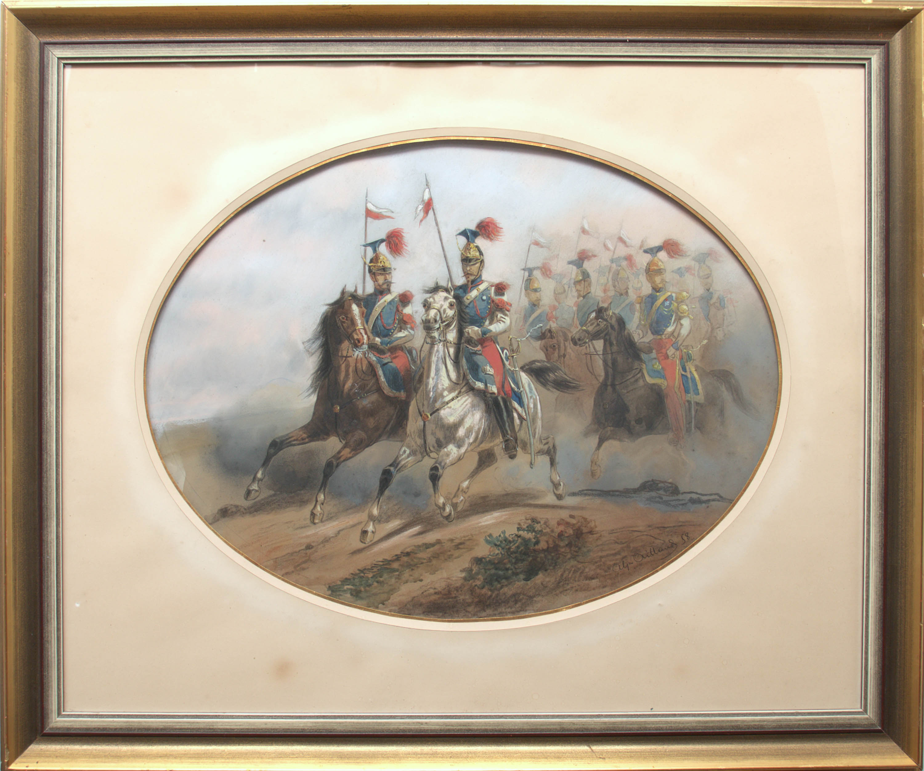 Alphonse Antoine Aillaud | Oddziały polskie w armii Napoleona III, 1858 r.