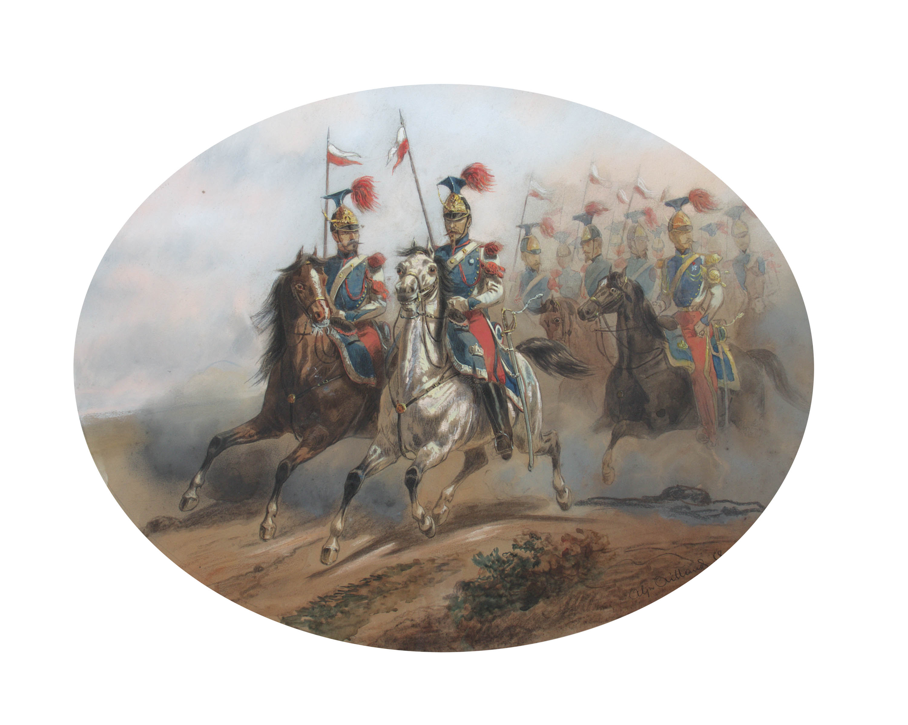 Alphonse Antoine Aillaud | Oddziały polskie w armii Napoleona III, 1858 r.