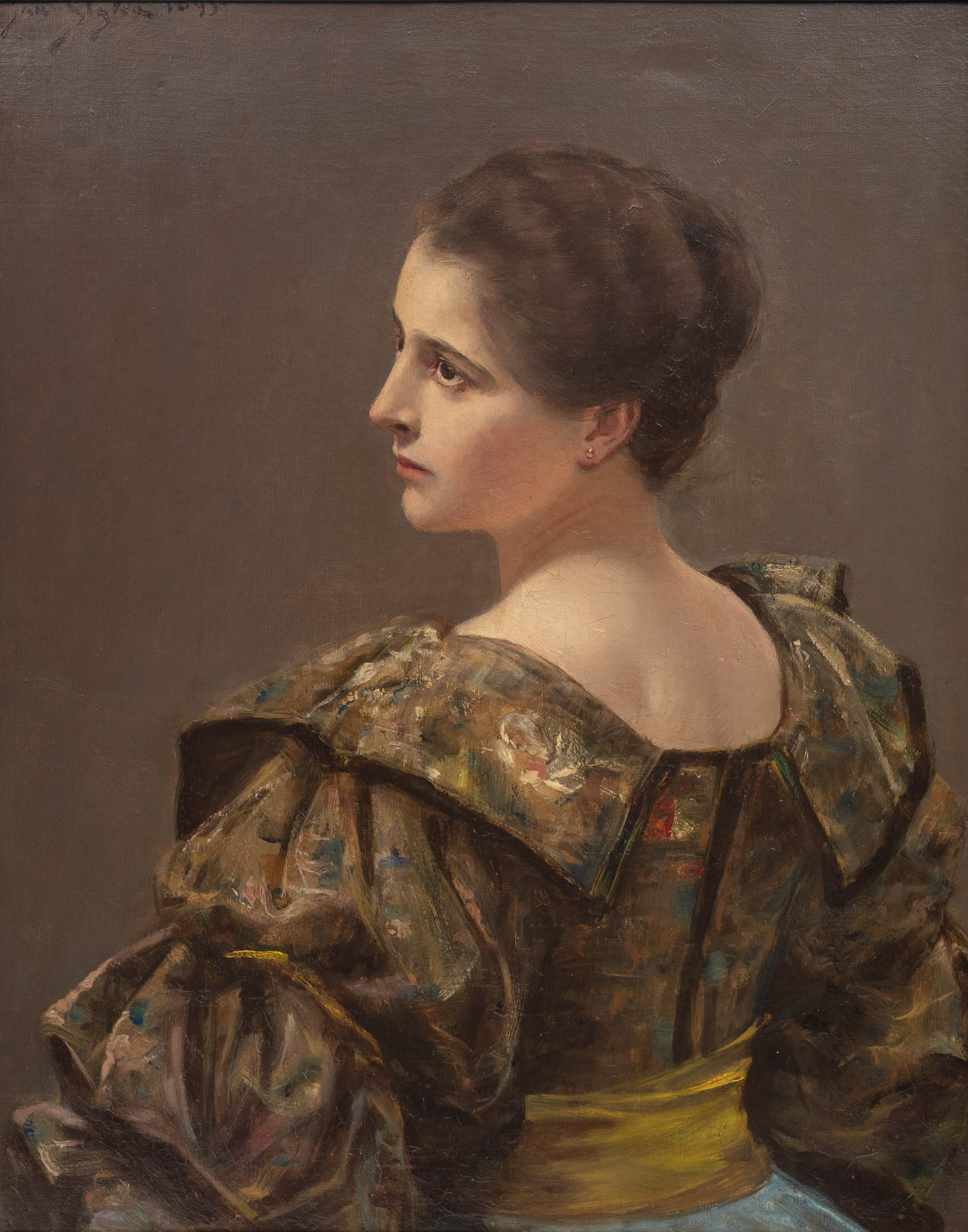 Jan Styka | Portret żony Lucyny Olgiati, 1895 r.