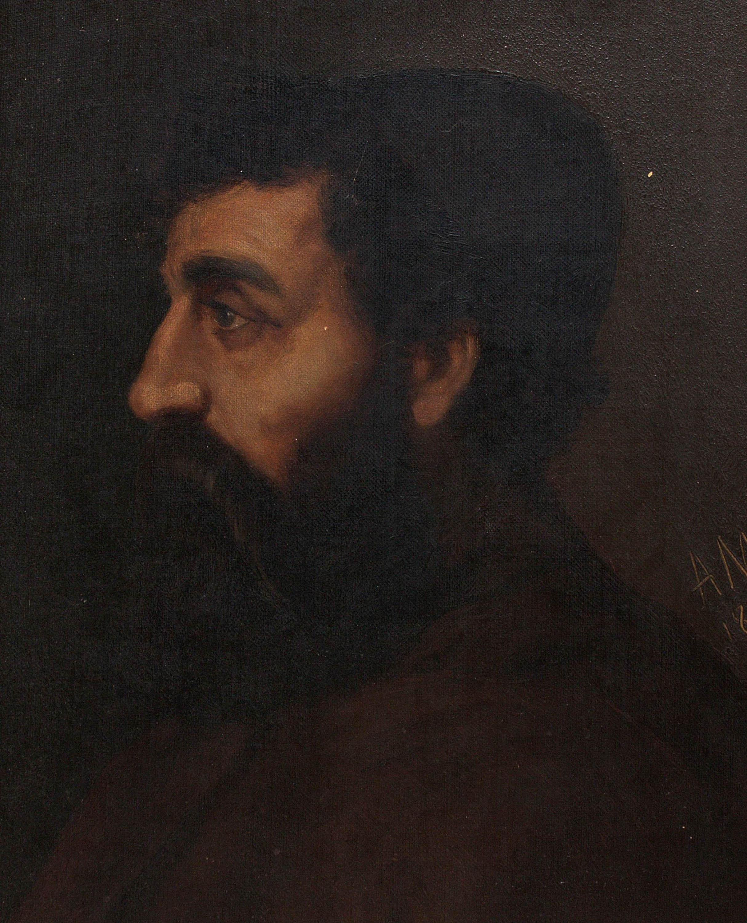 Aleksander Mroczkowski | Portret mnicha, 1873