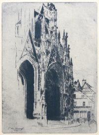 Portal katedry w Rouen