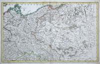 Mapa Królestwa Polskiego, Śląska i Pomorza