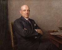 Portret mężczyzny przy biurku, 1930 r.