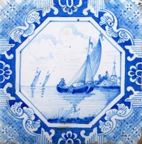 Kafel ceramiczny
Holandia, poł. XVIII w.