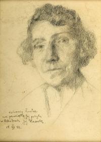 Portret żony artysty – Józefiny, 1954 r.