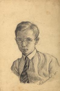 Autoportret młodzieńczy, 1928 r.