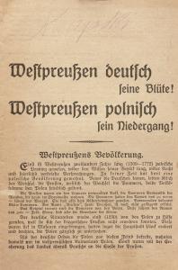 Broszura propagandowa, 1918 r.