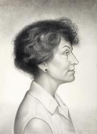 Portret żony Jadwigi, 1991 r.