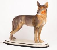 Figurka psa, Pacyków, wy twórnia fajansu Aleksandra Rogali – Lewickiego, lata 1920–1939