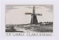 Ekslibris Clary Koenig, 1910 r.