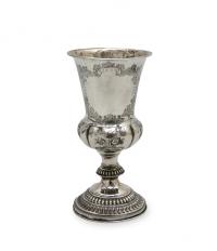 Puchar kiduszowy, Carl Friedrich Korock (czynny 1835?1858, mistrz od 1835 r.), Wrocław, 1850 r.