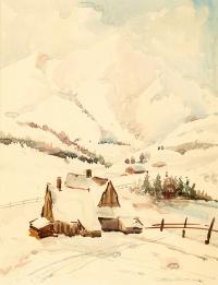 Zima w Tatrach, 1952 r.