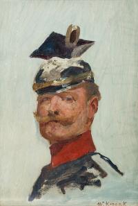 Portret cesarza Wilhelma II, około 1915 r.