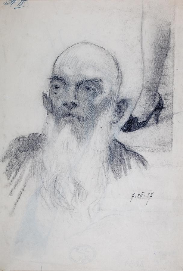 Portret mężczyzny z brodą, 1937 r.