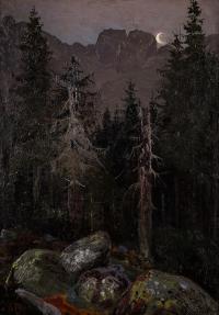 Widok na Kozie Wierchy, 1901 r.