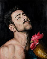 Man and the rooster, 2019