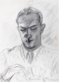 Portret mężczyzny, 1946 r.