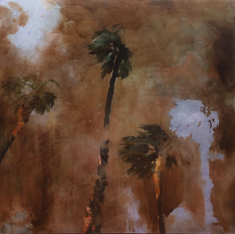 Four palm trees, 2020