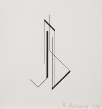 Kompozycja geometryczna, tryptyk, 1984 r.