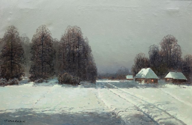 Wiktor Korecki | Pejzaż zimowy