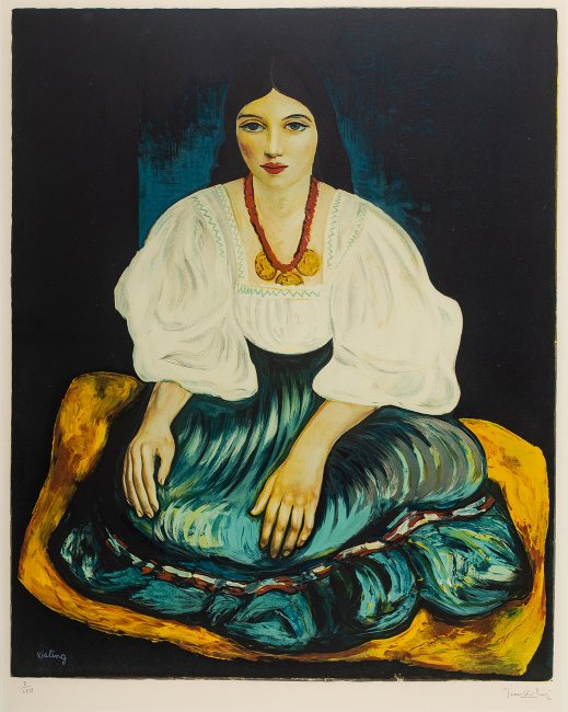 Mojżesz Kisling | Siedząca kobieta (Bretonka)