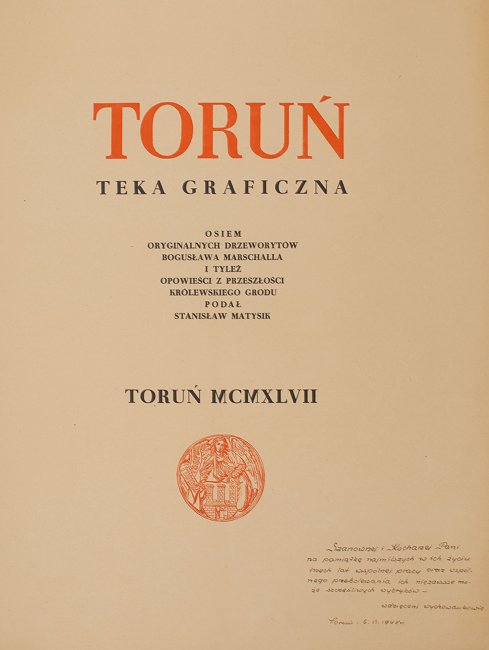 Bogusław Marschall | Toruń. Teka graficzna 1947 r.