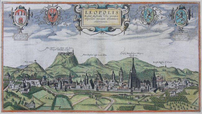 Georg Braun (1541-1620), Frans Hogenberg (1535-1590) | Leopolis Russice Australis urbs primaria…