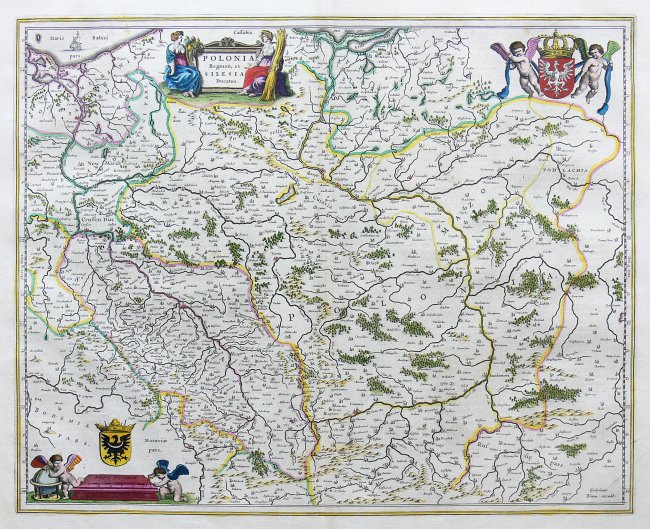 Joan Blaeu | Polonia Regnum, et Silesia Ducatus…