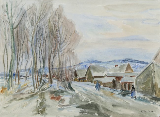 Henryk Epstein | Pejzaż zimowy
