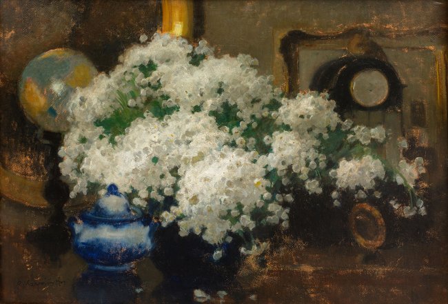 Alfons Karpiński | Białe kwiaty