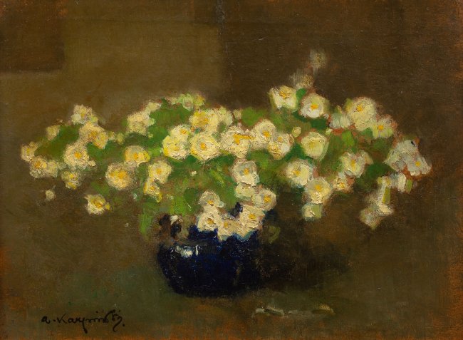 Alfons Karpiński | Białe kwiaty, przed 1949 r.