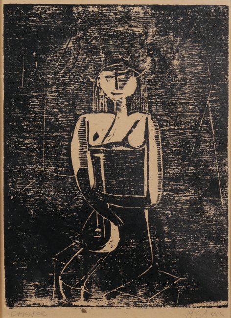 Ryszard Stryjec | Dziewczyna z mandoliną, 1961 r.