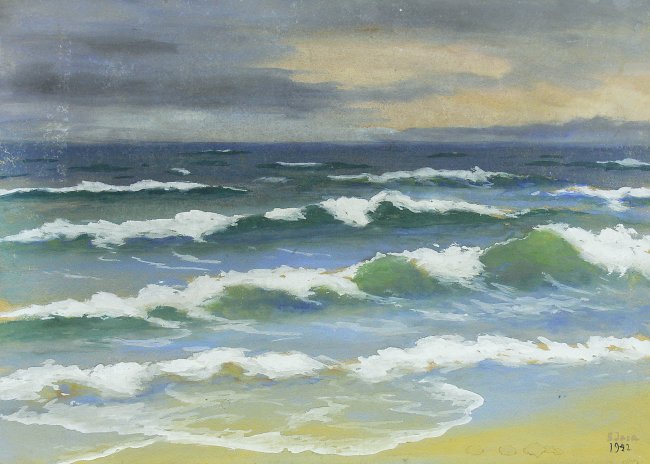 Soter Małachowski-Jaxa | Morze, 1922 r.