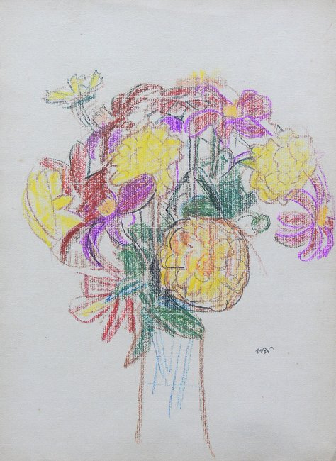 Wojciech Weiss | Kwiaty w wazonie, 1910 r.