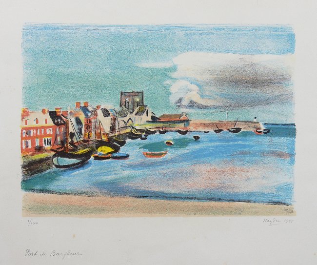 Henryk Hayden | Port de Barfleur, 1948 r.