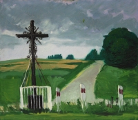 Przydrożny krzyż, 2001