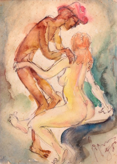 Marian Sigmund | Scena erotyczna, 1970 r.