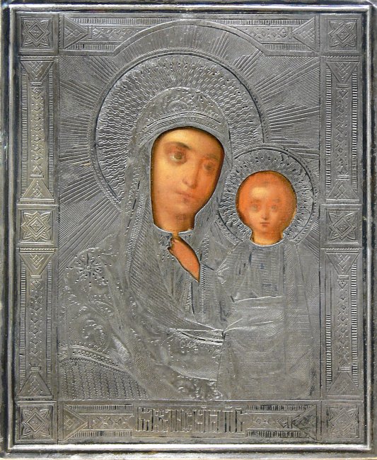 Ikona Matki Boskiej z Dzieciątkiem Moskwa, l. 1880–1884