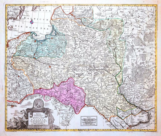 Johann Georg Probst | Mappa geographica ex novissimis observationibus…