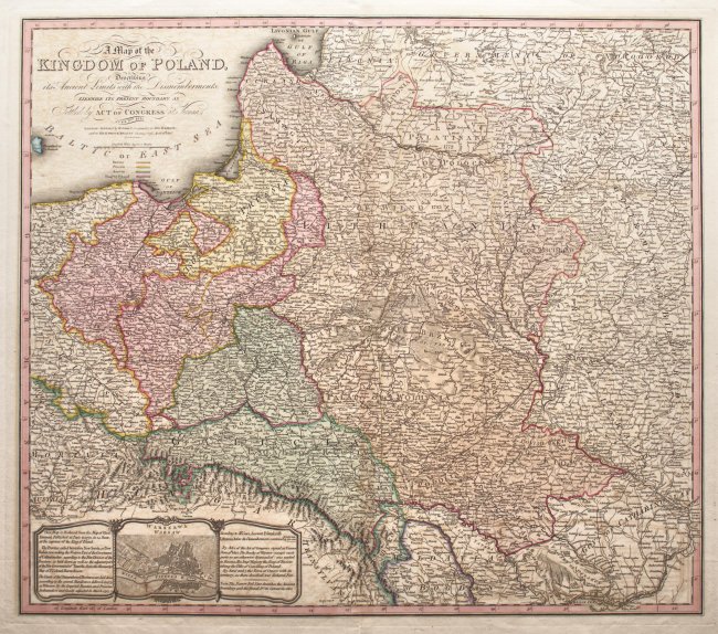 William Faden | A map of the Kingdom of Poland describing its ancient limits…