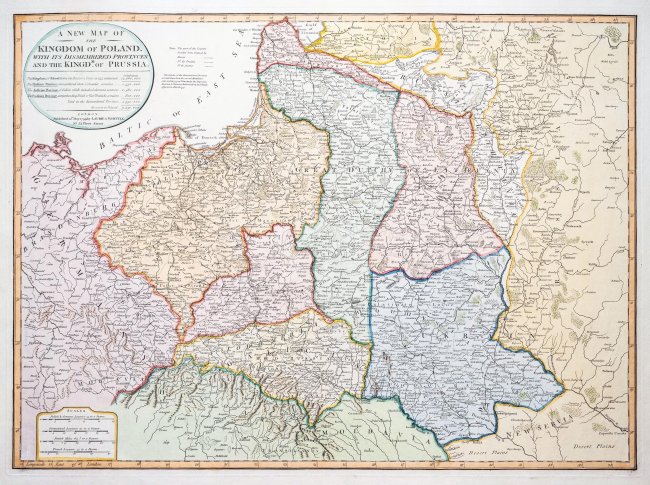 Robert Sayer | A new map of the Kingdom of Poland
