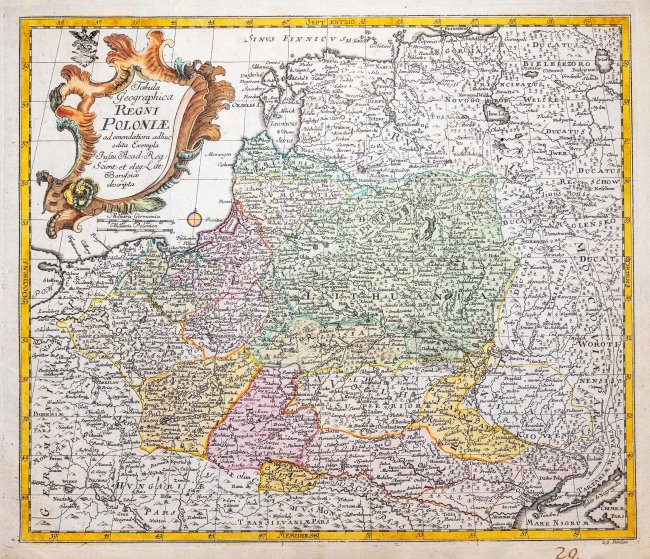Leonhard Euler | Tabula Geographica Regni Poloniae…