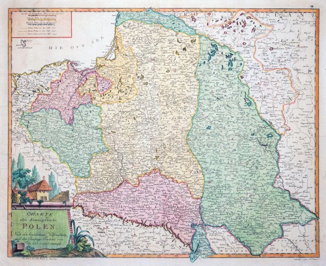 Johann Walch | Charte des Koenigreichs Polen…