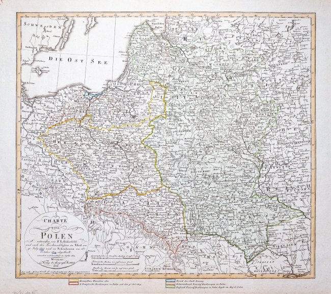 Franz Ludwig Güssefeld | Charte von Polen