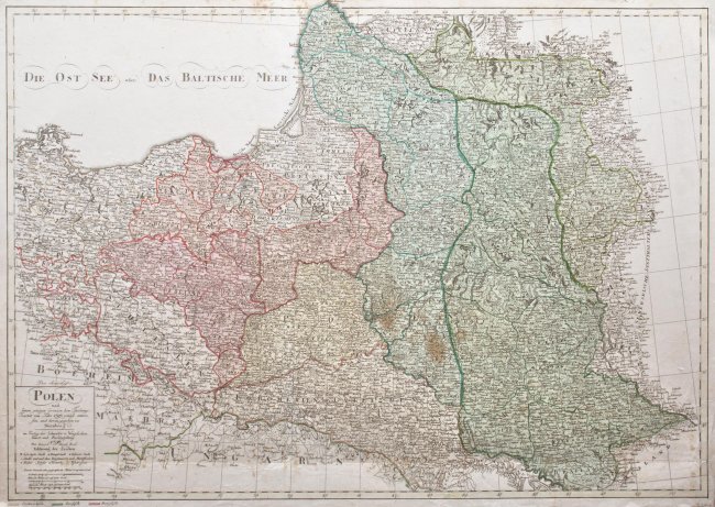 Daniel Friedrich Sotzmann | Polen nach seinen getzigen Grenzen dem Theilungs Tractat vom Jahr 1795