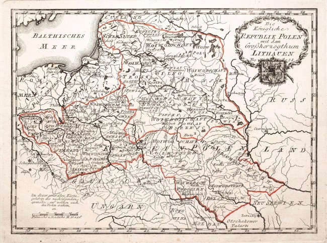 Franz Johann Joseph von Reilly | Die königliche Republik Polen mit dem Grossherzogthum Lithauen