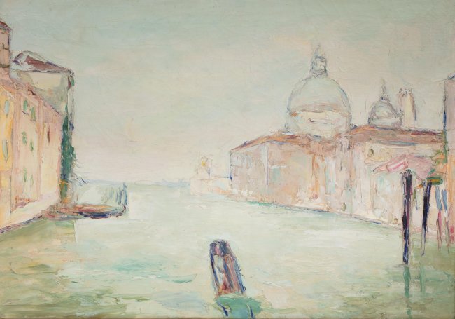 Włodzimierz Terlikowski | Wenecja – Widok na Bazylikę Santa Maria della Salute, 1925 r.